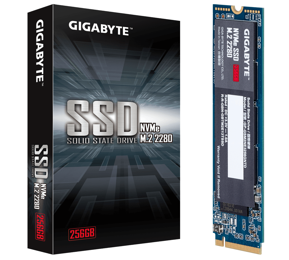 GIGABYTE NVME SSD 256GB