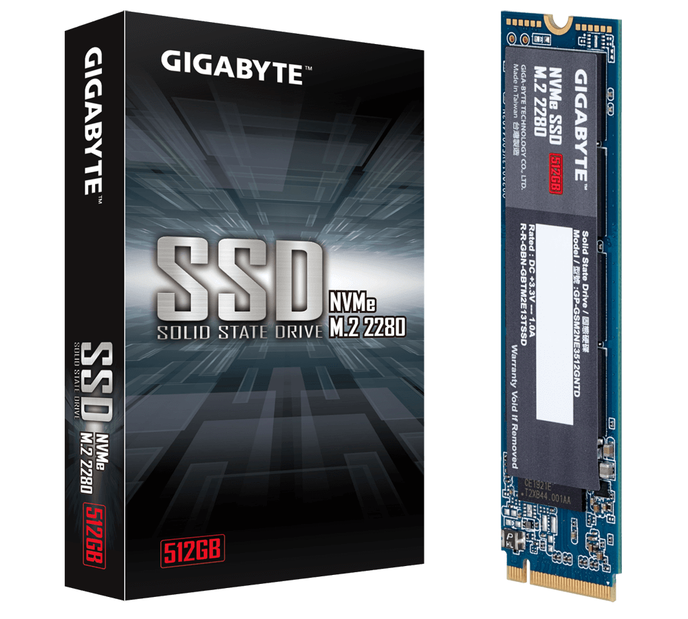 GIGABYTE NVME SSD 512GB