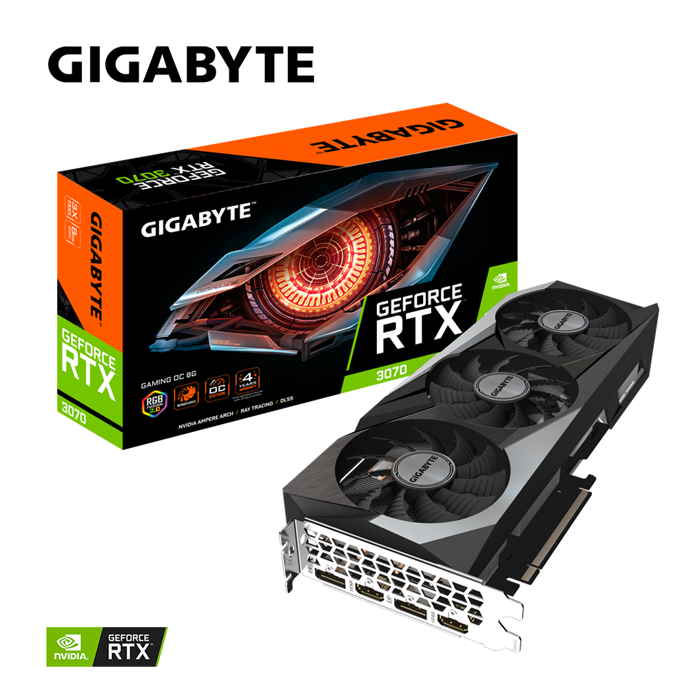 GIGABYTE RTX 3070 GAMING OC 8G
